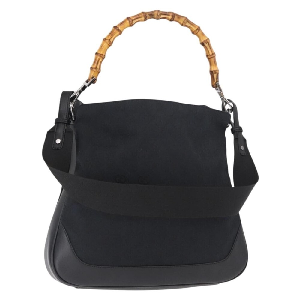 Gucci Diana Bamboo GG Canvas and leather Medium